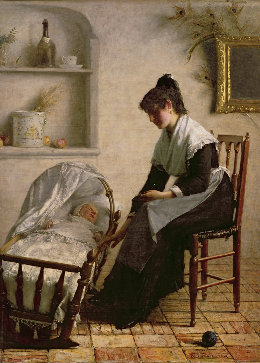 Ung mor fra Arles af Henri Bouchet Doumeng