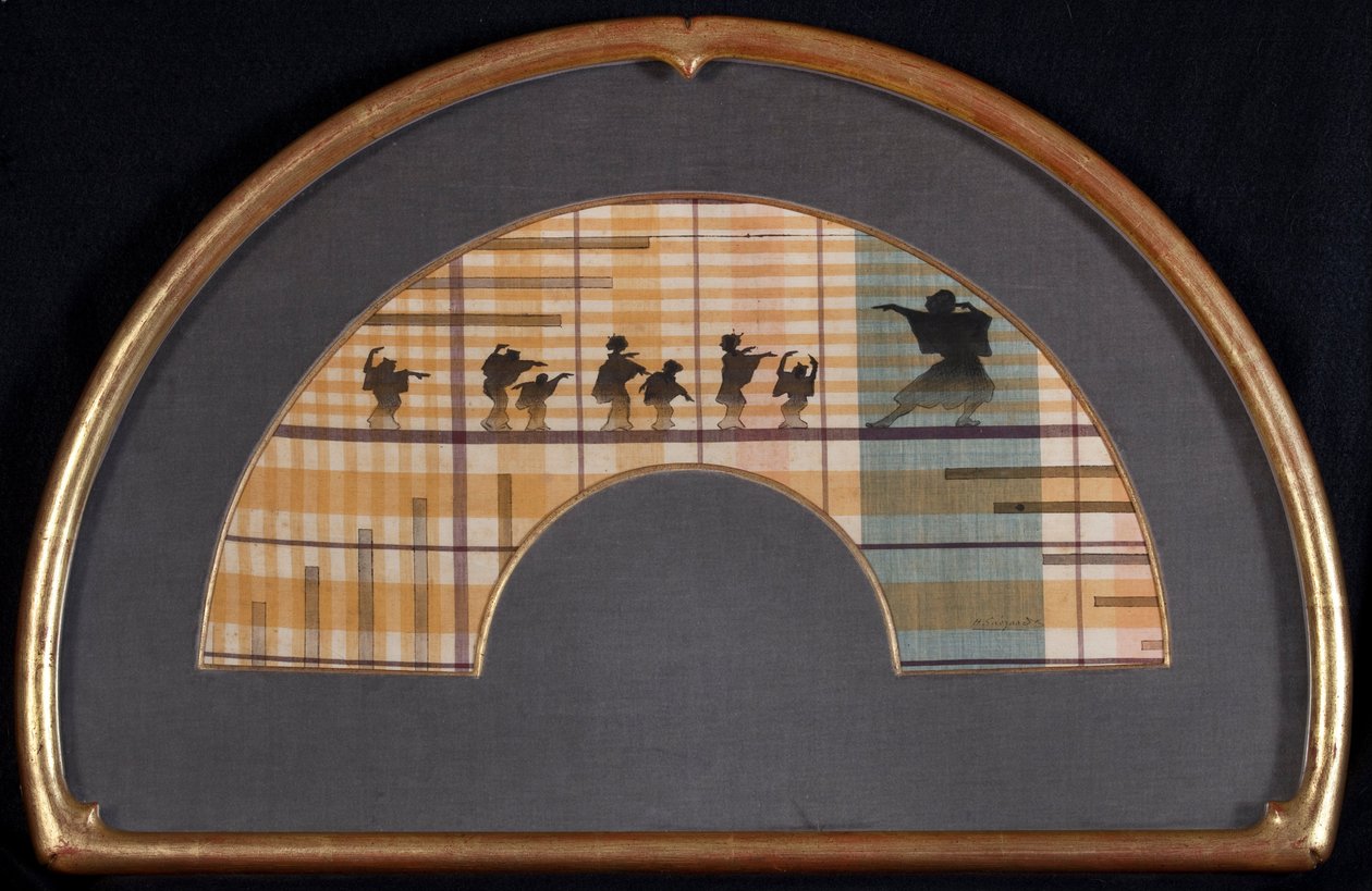 Shadow Theatre Fan af Henri Charles Guérard