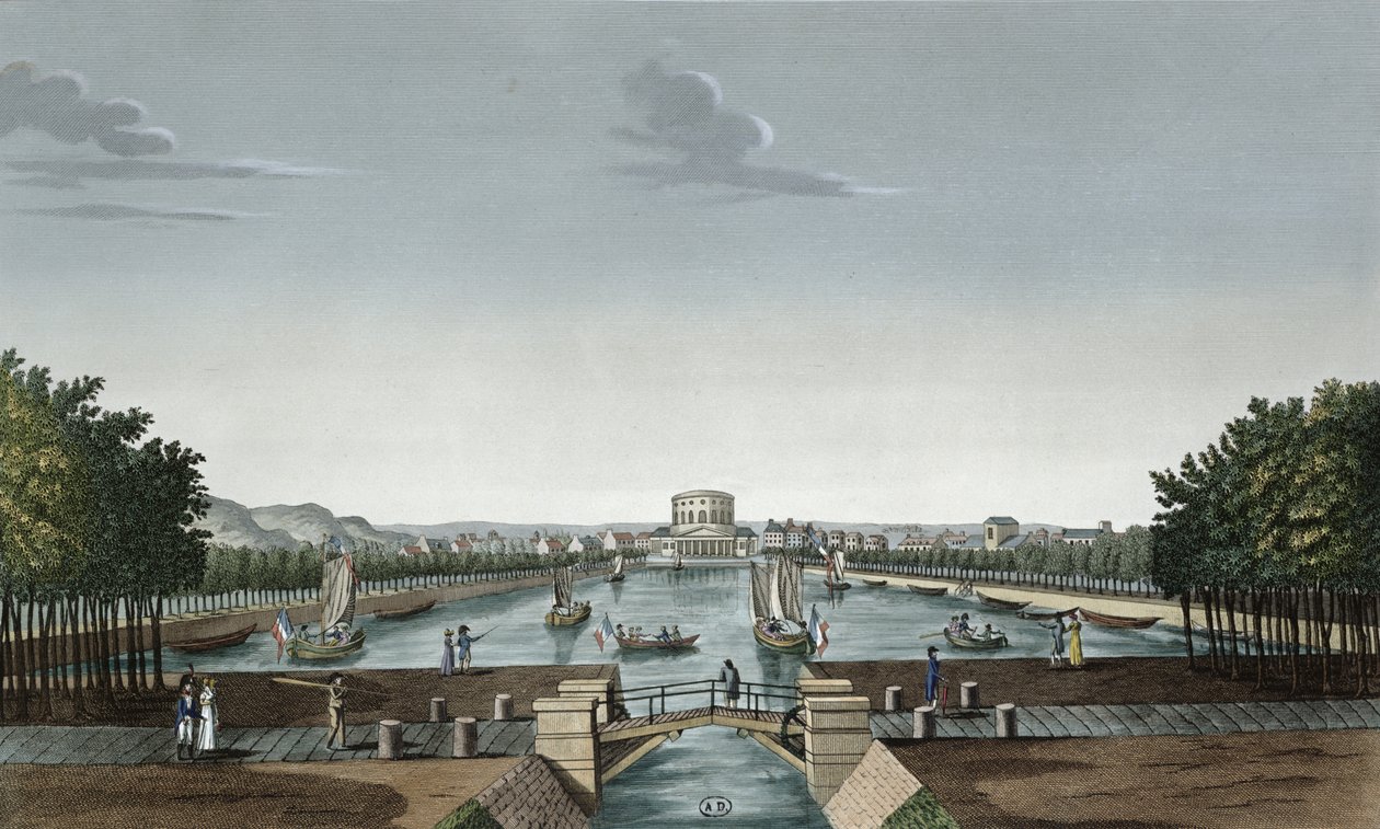 Udsigt over Bassin du Canal de l