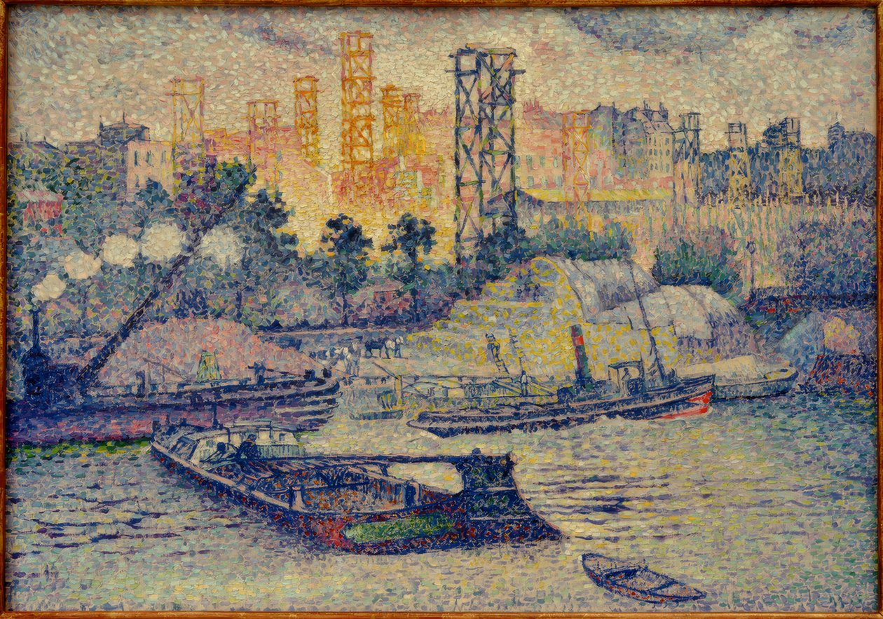 Quai de Passy af Henri Edmond Cross