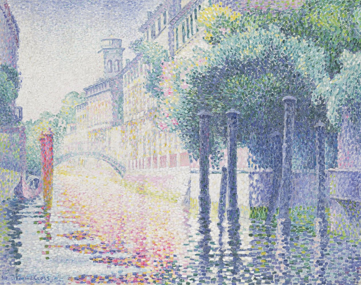 Rio San Trovaso, Venedig, 1903-4 af Henri Edmond Cross