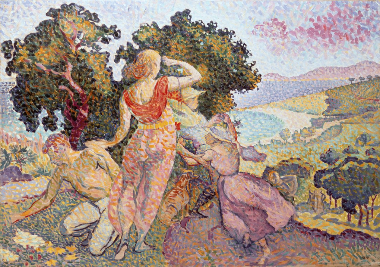 Ekskursionisterne, 1894 af Henri Edmond Cross