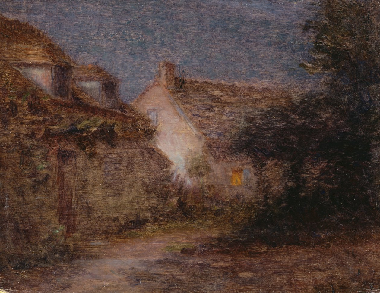 Gården af Henri Eugene Augustin Le Sidaner