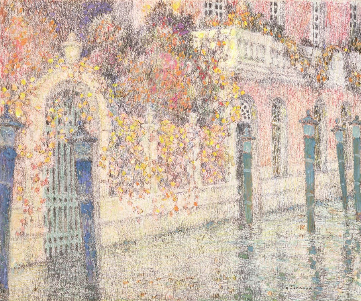 Venedig af Henri Eugene Augustin Le Sidaner