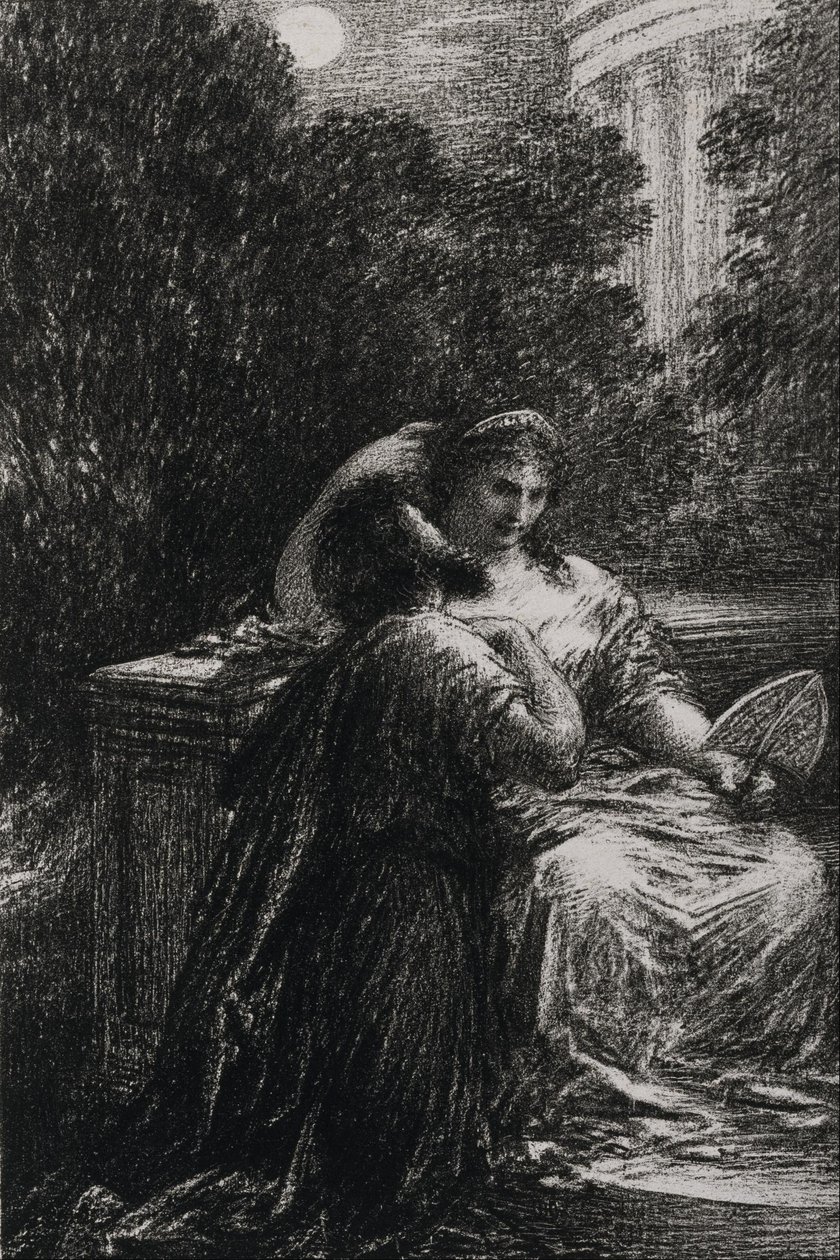 Trojanere i Kartago, akt III af Ignace Henri Jean Fantin Latour