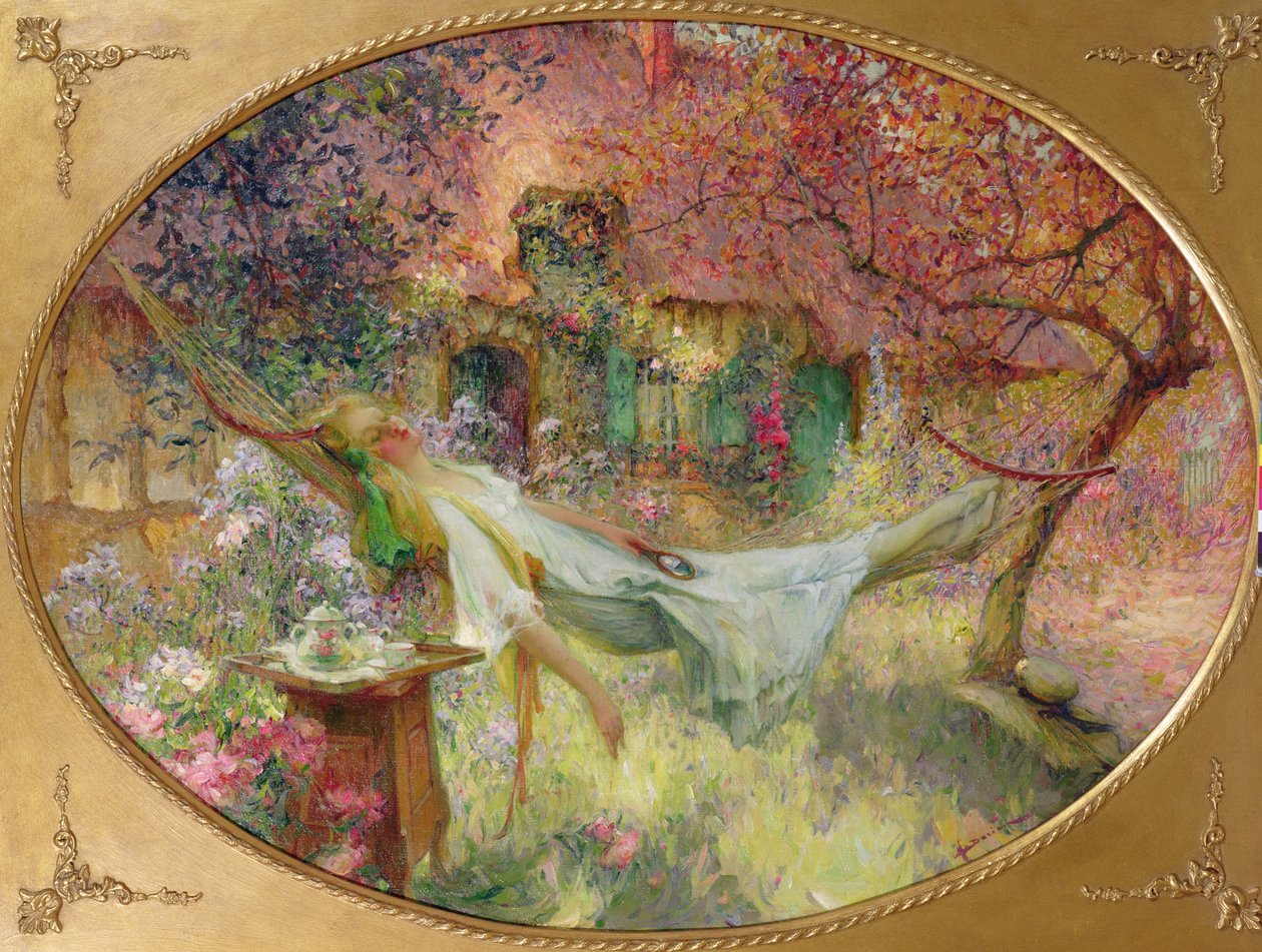 Sommer i haven af Henri Gaston Darien