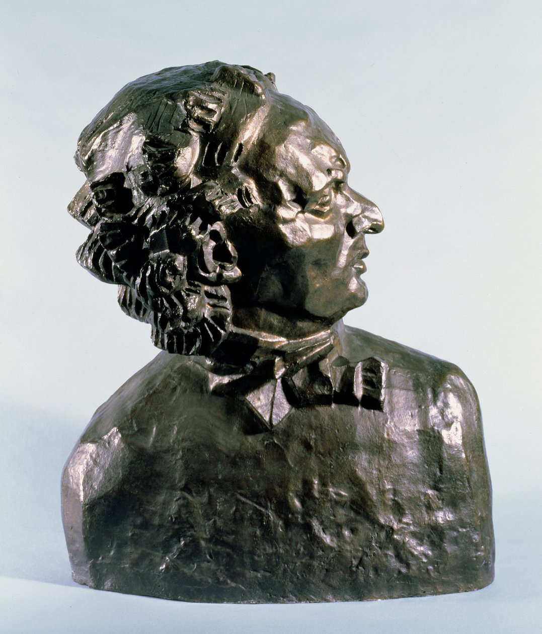 Alfred Wolmark (1877-1961) 1913 (bronze) af Henri Gaudier Brzeska