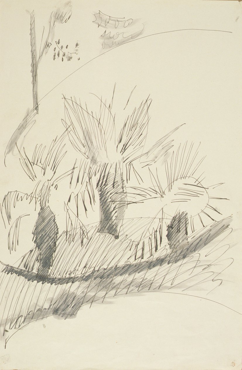 I Kew Gardens, 1913 af Henri Gaudier Brzeska
