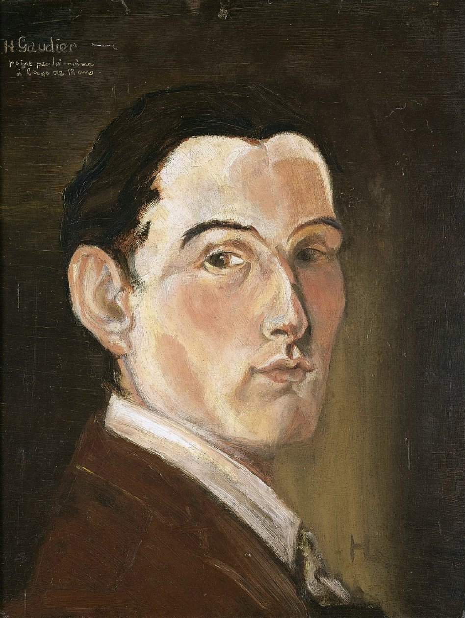 Selvportræt af Henri Gaudier Brzeska