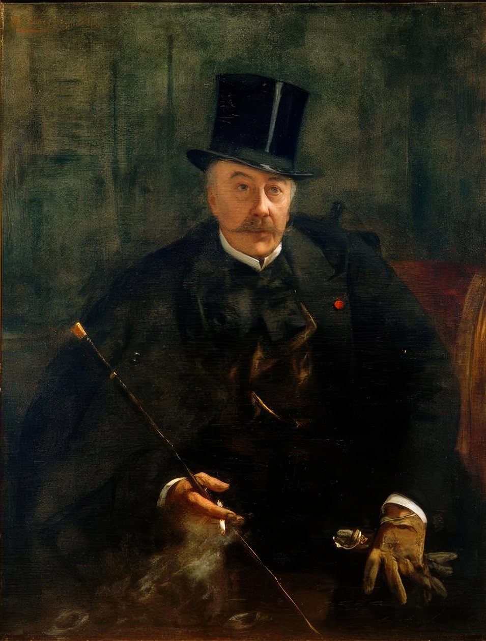 Alfred Stevens / maleri af Henri Gervex af Henri Gervex