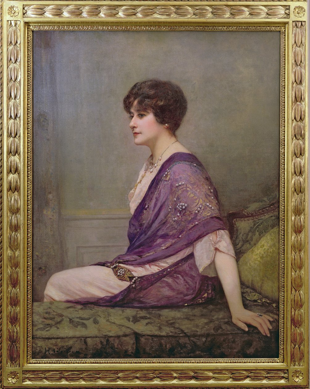Portræt af Couturier Madame Paquin (1869-1936) af Henri Gervex