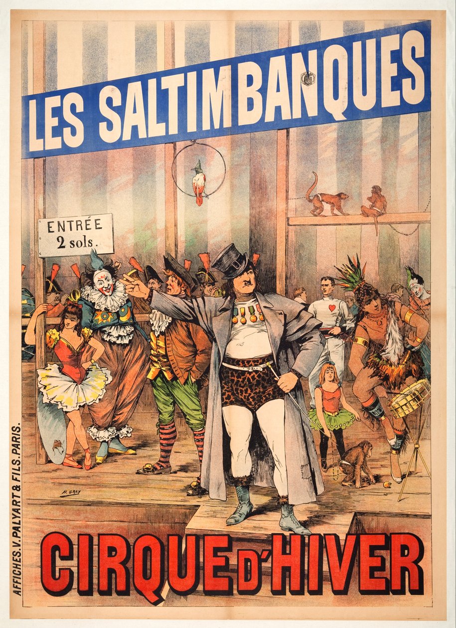 Saltimbanques af Henri Gray