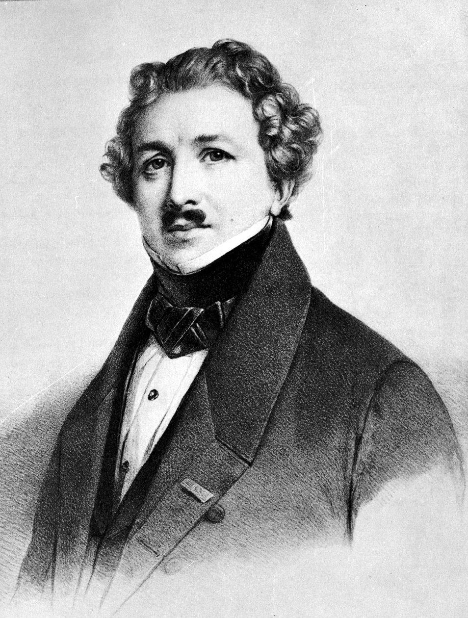 Louis Jacques Mande Daguerre (1787-1851) af Henri Grevedon
