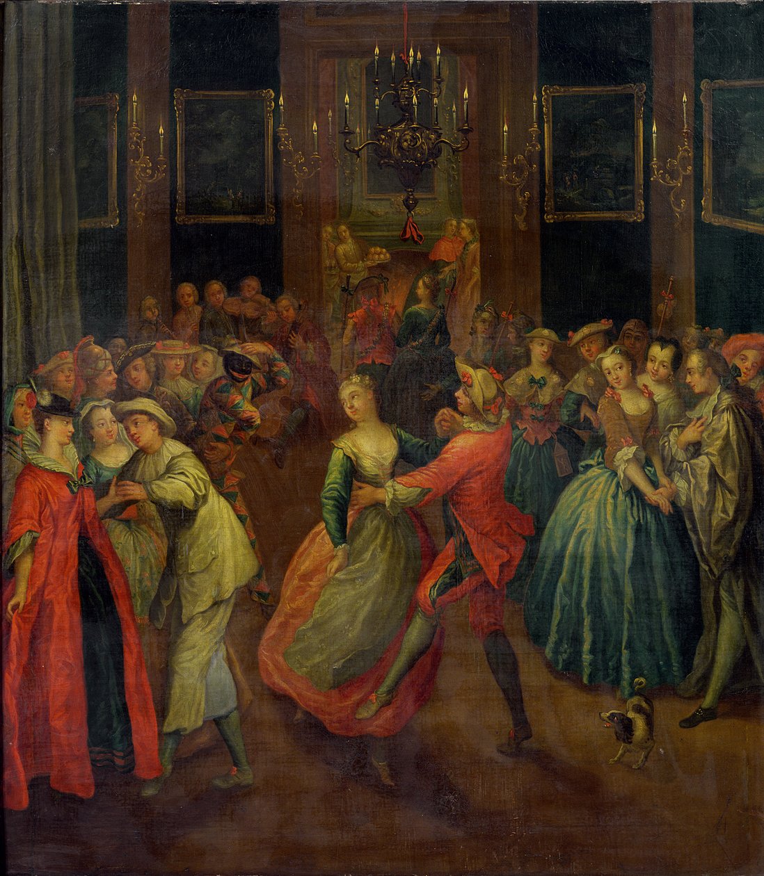 Ballet i kostumer af Henri Joseph Van Blarenberghe