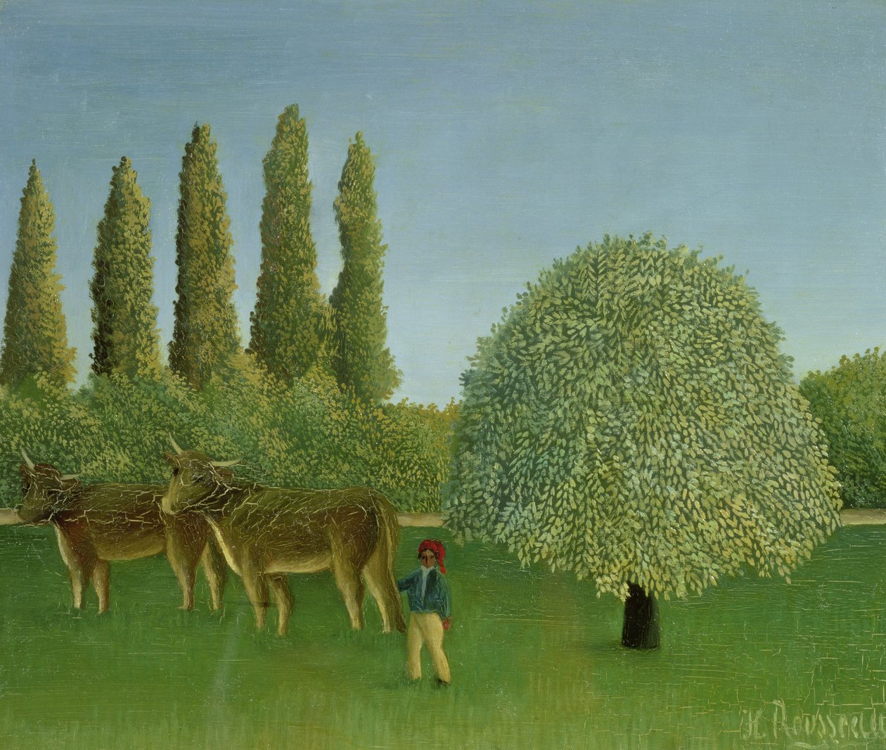 På markerne, 1910 af Henri Rousseau