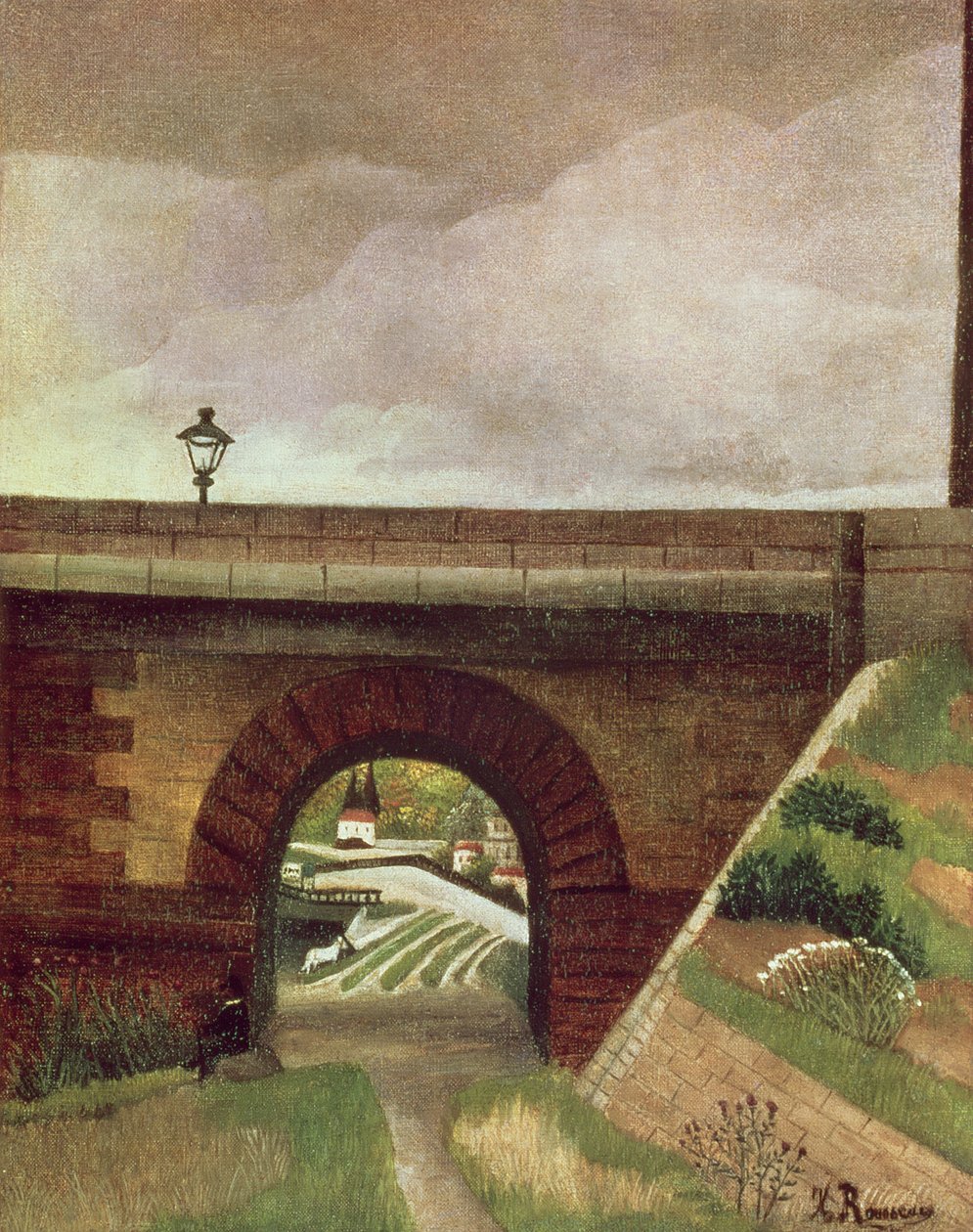 Broen i Sevres af Henri Rousseau
