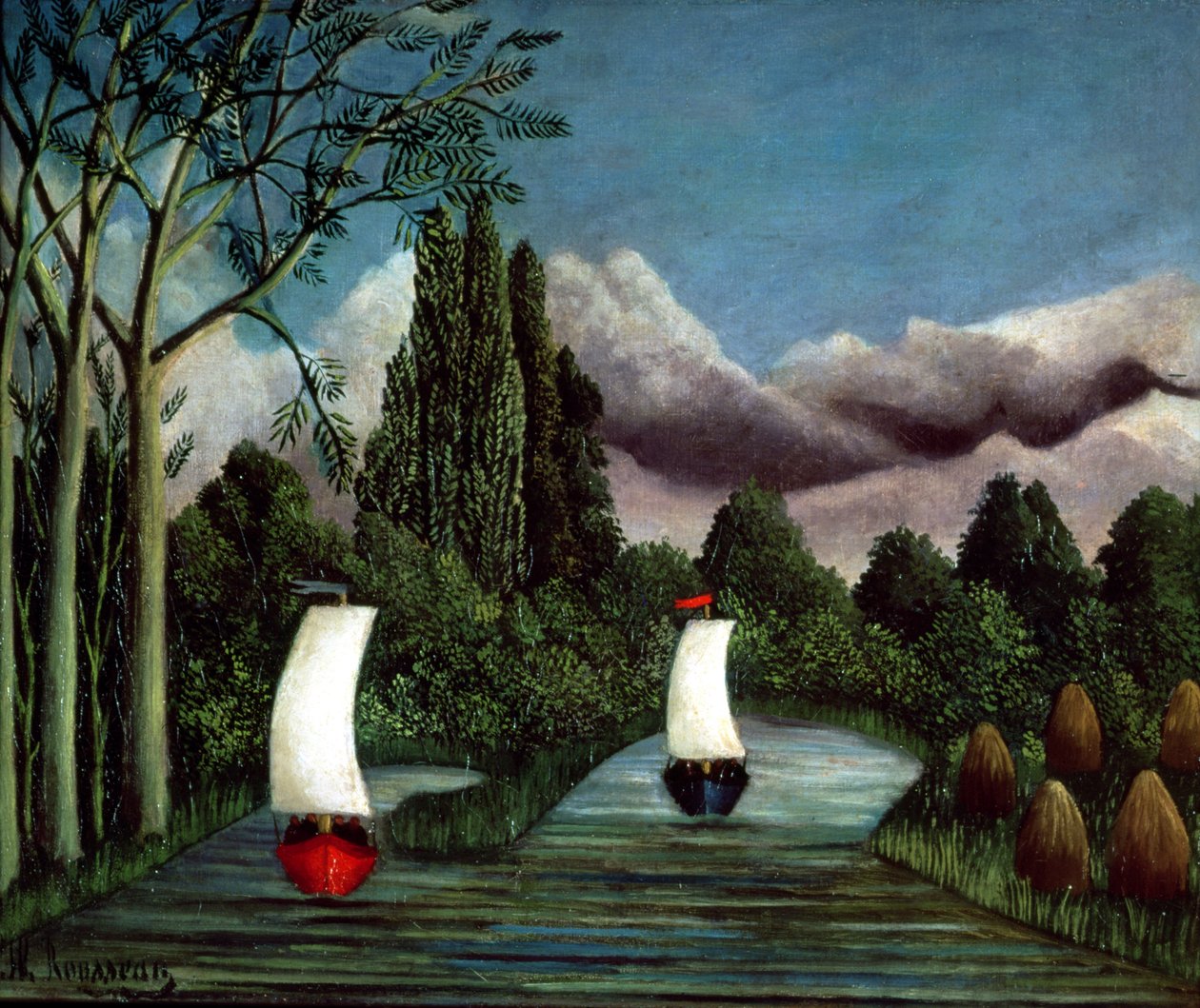 Oises bredder, 1905 af Henri Rousseau