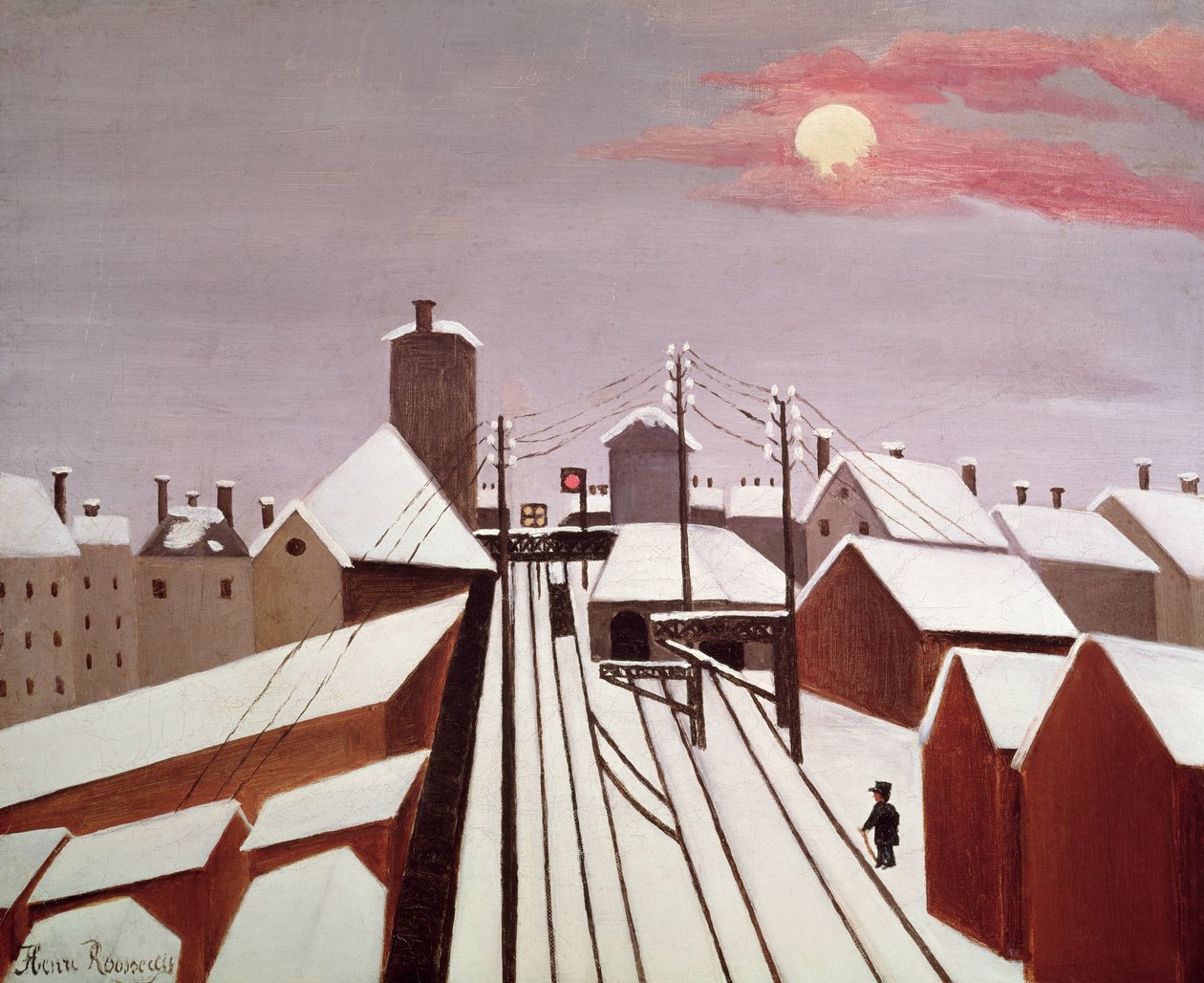 Jernbanen af Henri Rousseau