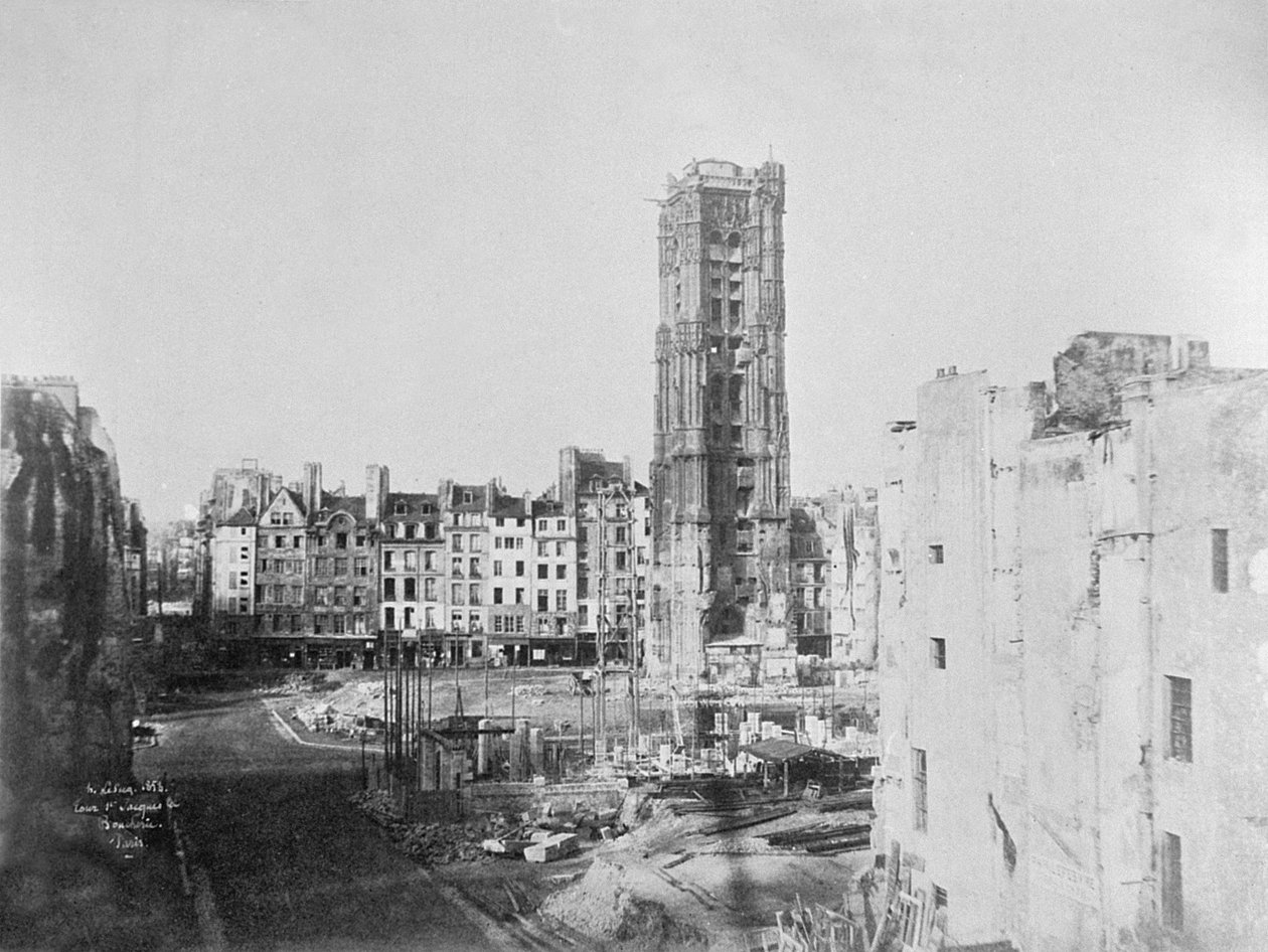 Tour Saint-Jacques la Boucherie (1508-22), Paris, 1853 af Henri Jean Louis Le Secq