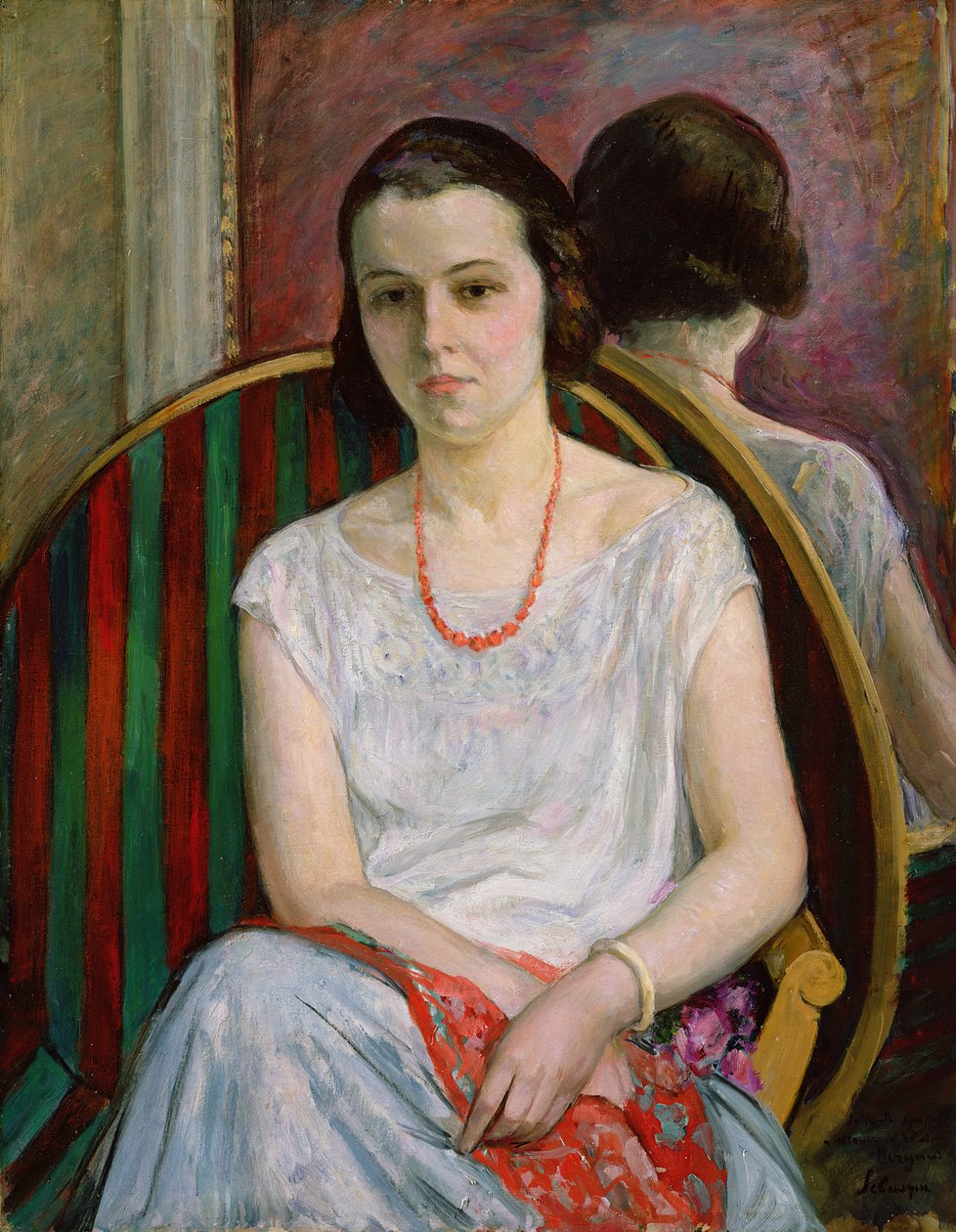 Portræt af en kvinde af Henri Lebasque
