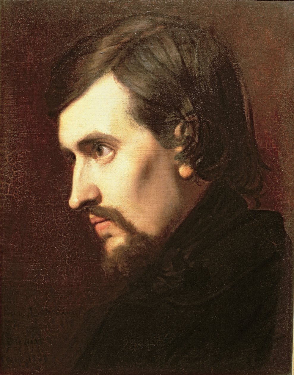 Portræt af Charles Francois Gounod (1818-93) af Henri Lehmann