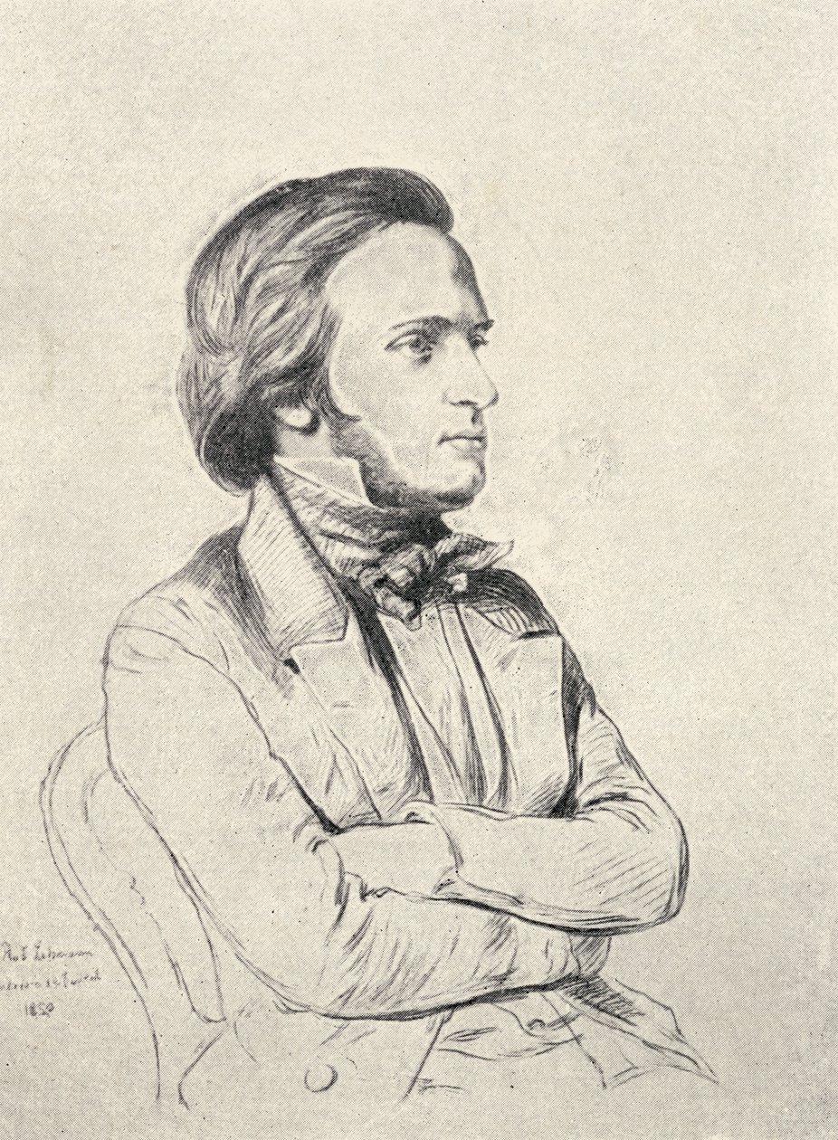 Wilhelm Richard Wagner i 1850 af Henri Lehmann