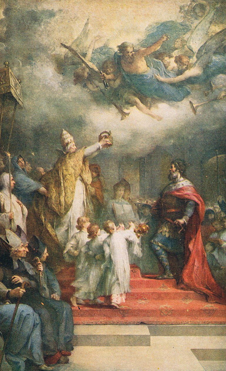 Karl den Stores kroning af Henri Leopold Levy