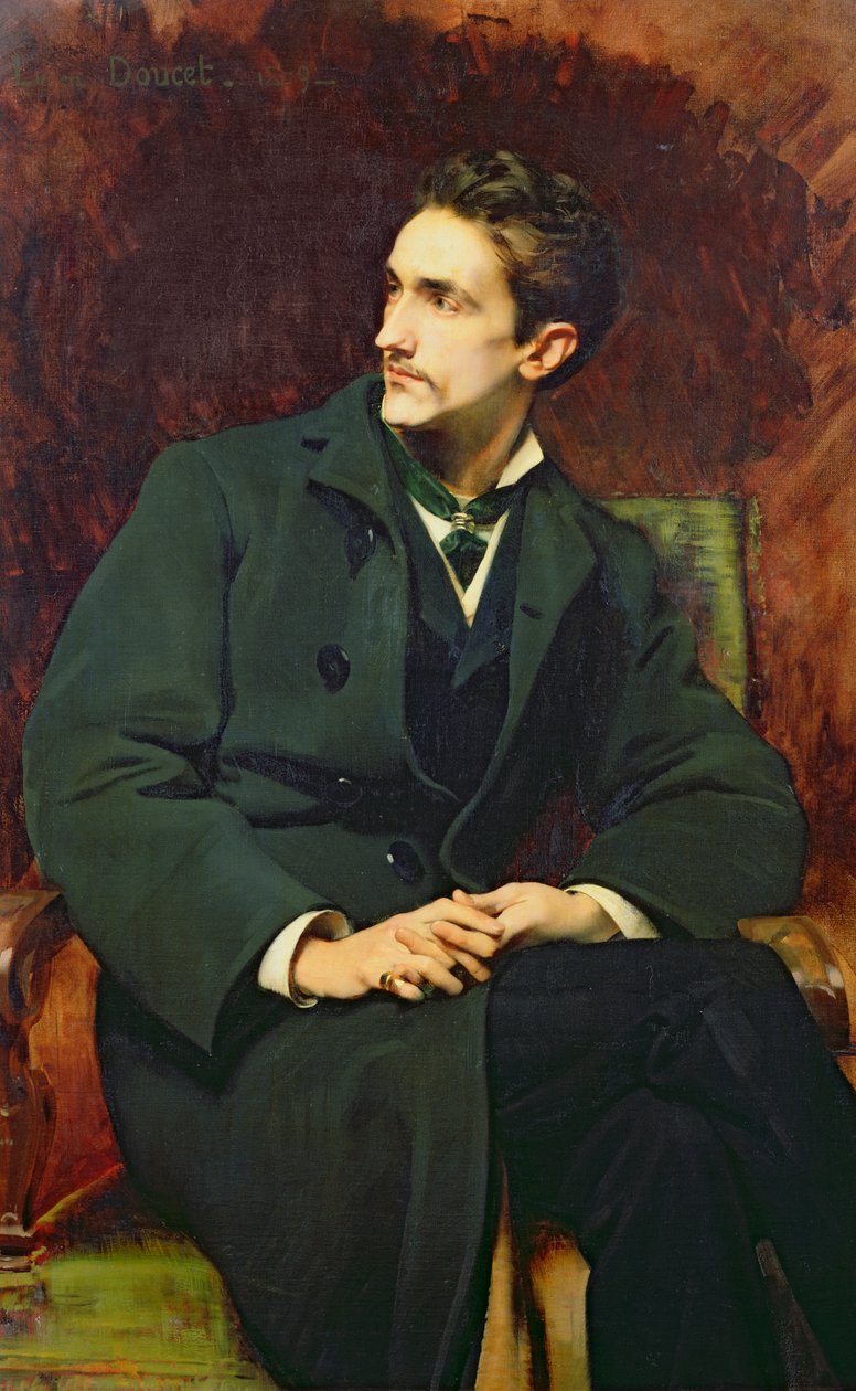 Portræt af Robert (1855-1921) greve af Montesquiou-Fezensac, 1879 af Henri Lucien Doucet