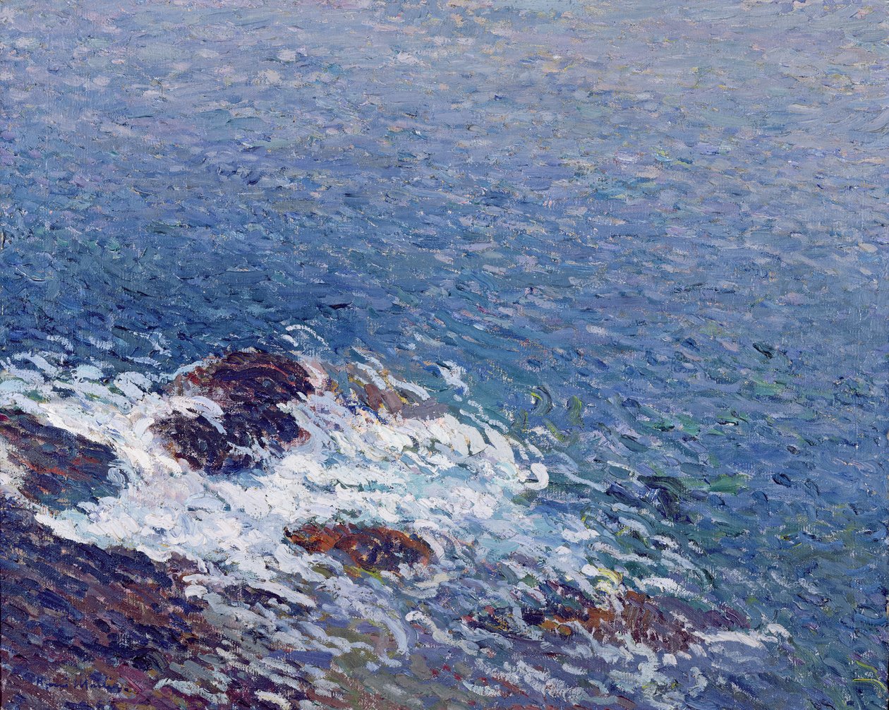 Aften på Collioure af Henri Martin