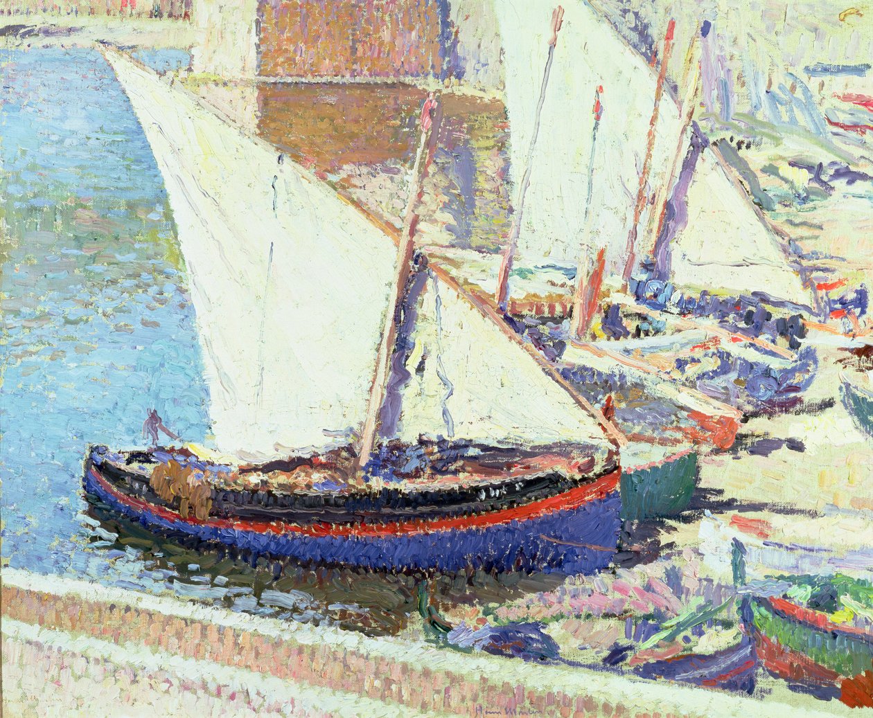Fiskerbåde af Henri Martin
