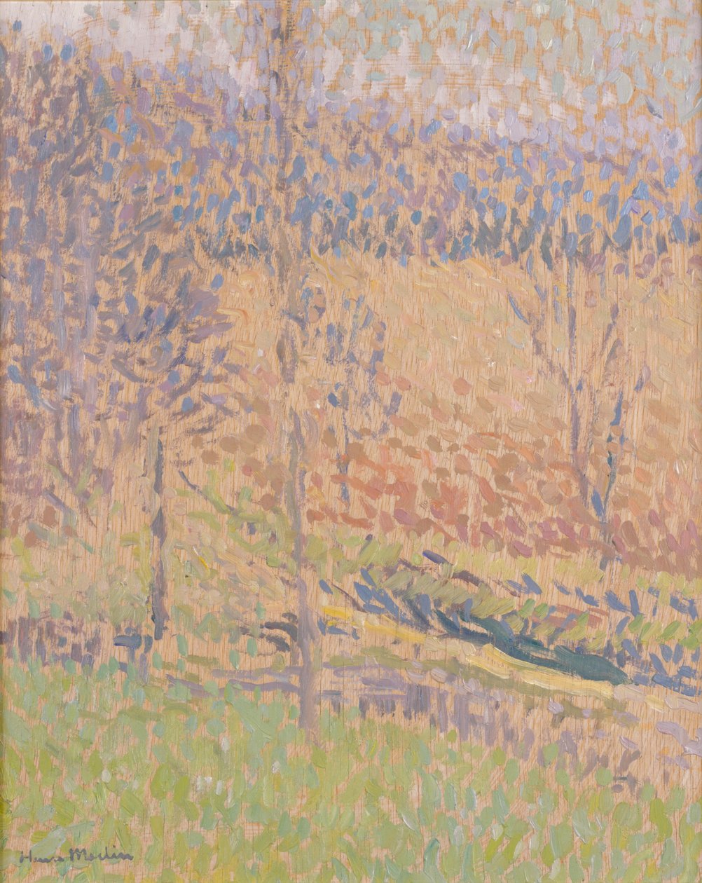 I tågen, ca. 1890-1910 af Henri Martin