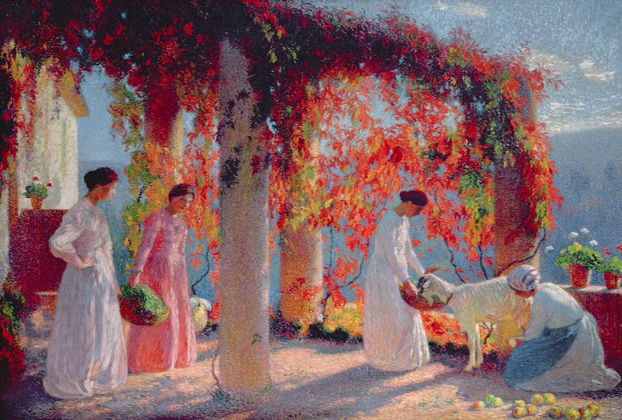 Pergolaen i Marquayrol af Henri Martin