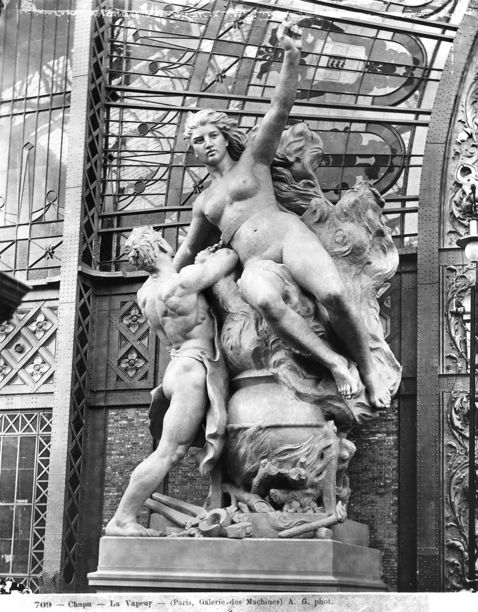 Steam, ca. 1889 (gips) af Henri Michel Antoine Chapu