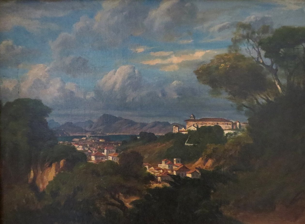 Udsigt over klosteret Santa Teresa, set fra Paula Matos af Henri Nicolas Vinet