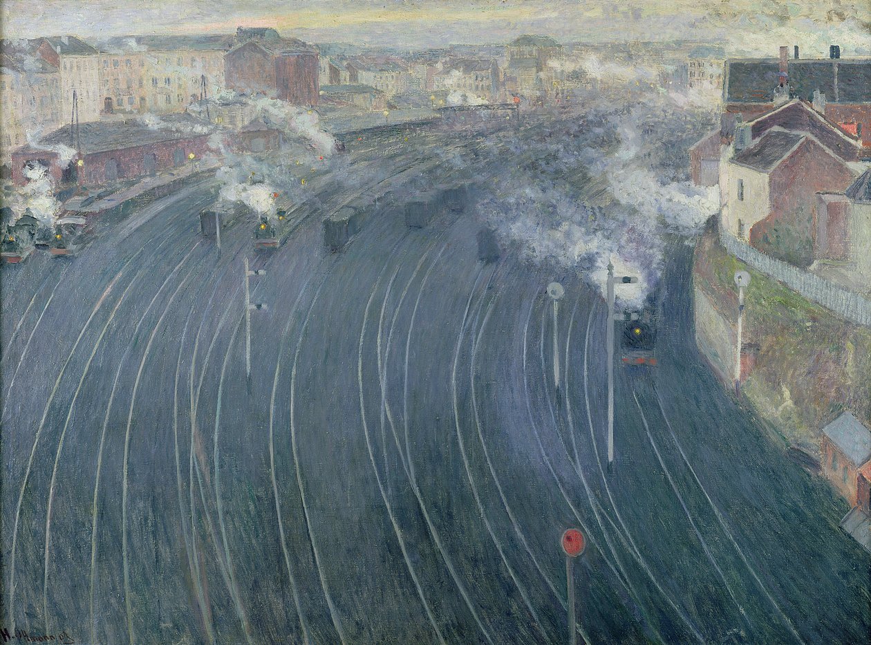 Luxembourg Station, Bruxelles, 1903 af Henri Ottmann