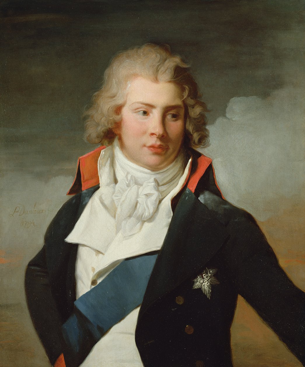 Portræt af Prins Augustus Frederik af Henri Pierre Danloux