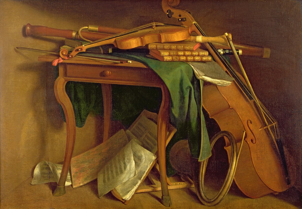 Musikerens bord, ca. 1760 af Henri Roland de la Porte