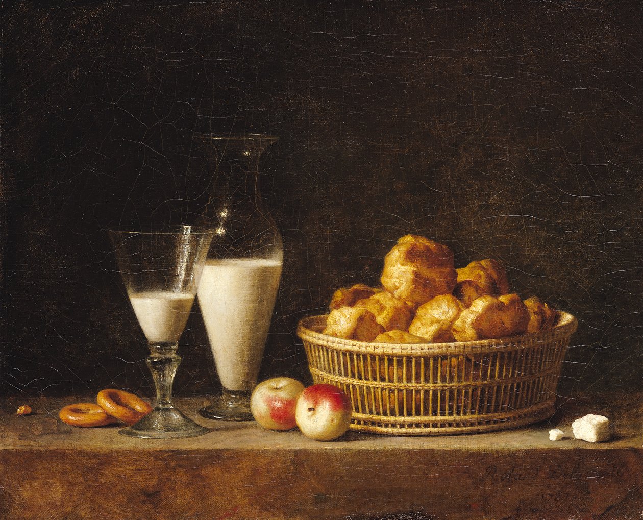 The Small Collation, eller The Carafe of Orgeat, 1787 af Henri Roland de la Porte