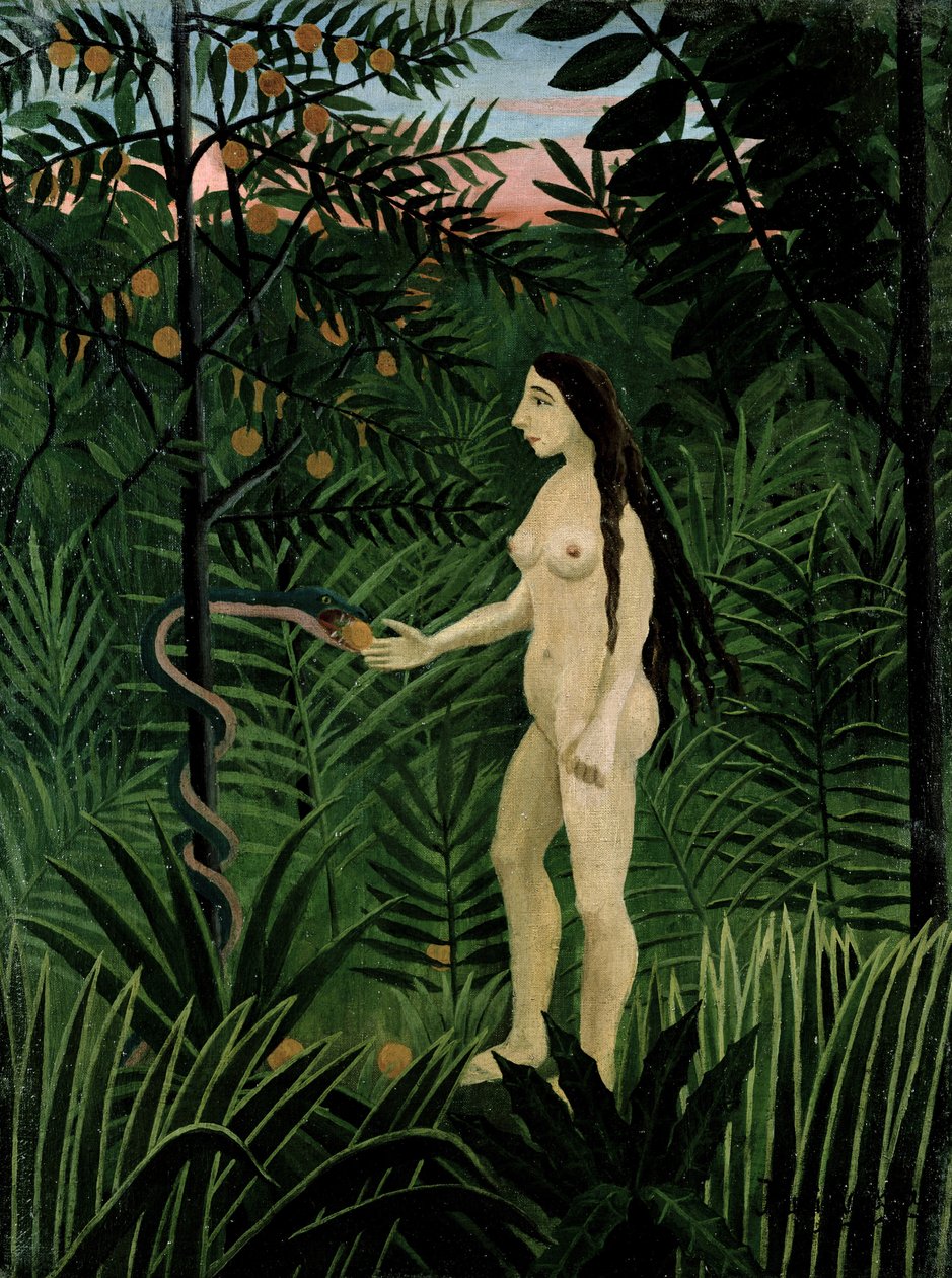 Eva, ca. 1906-07 af Henri Rousseau