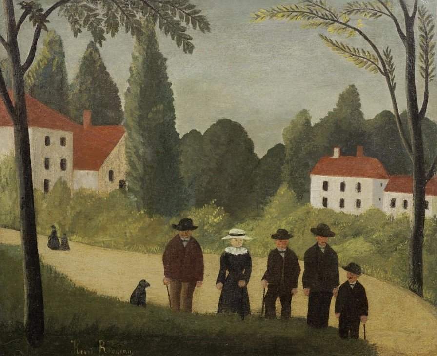 Vandrere af Henri Rousseau