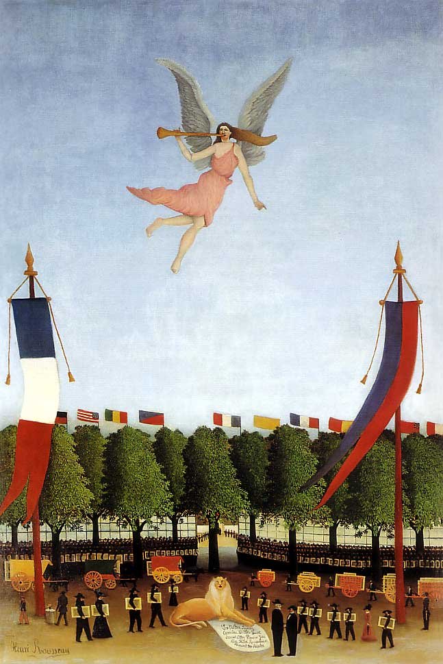 Frihedsindbydende kunstnere af Henri Rousseau