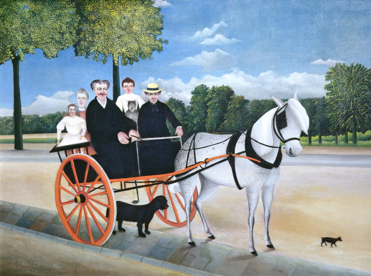 Old Man Juniers Trap, 1908 af Henri Rousseau