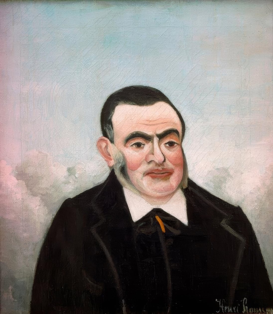 Portræt af en mand af Henri Rousseau