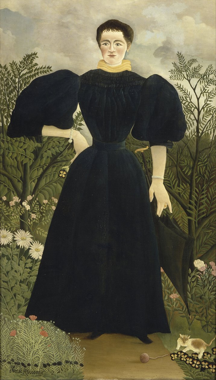 Portræt af Madame M; af Henri Rousseau