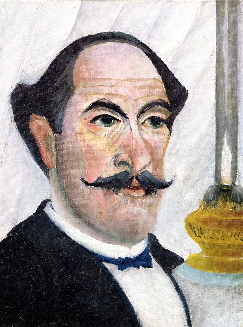 Selvportræt, ca.1900-03 (for par se 83695) af Henri Rousseau