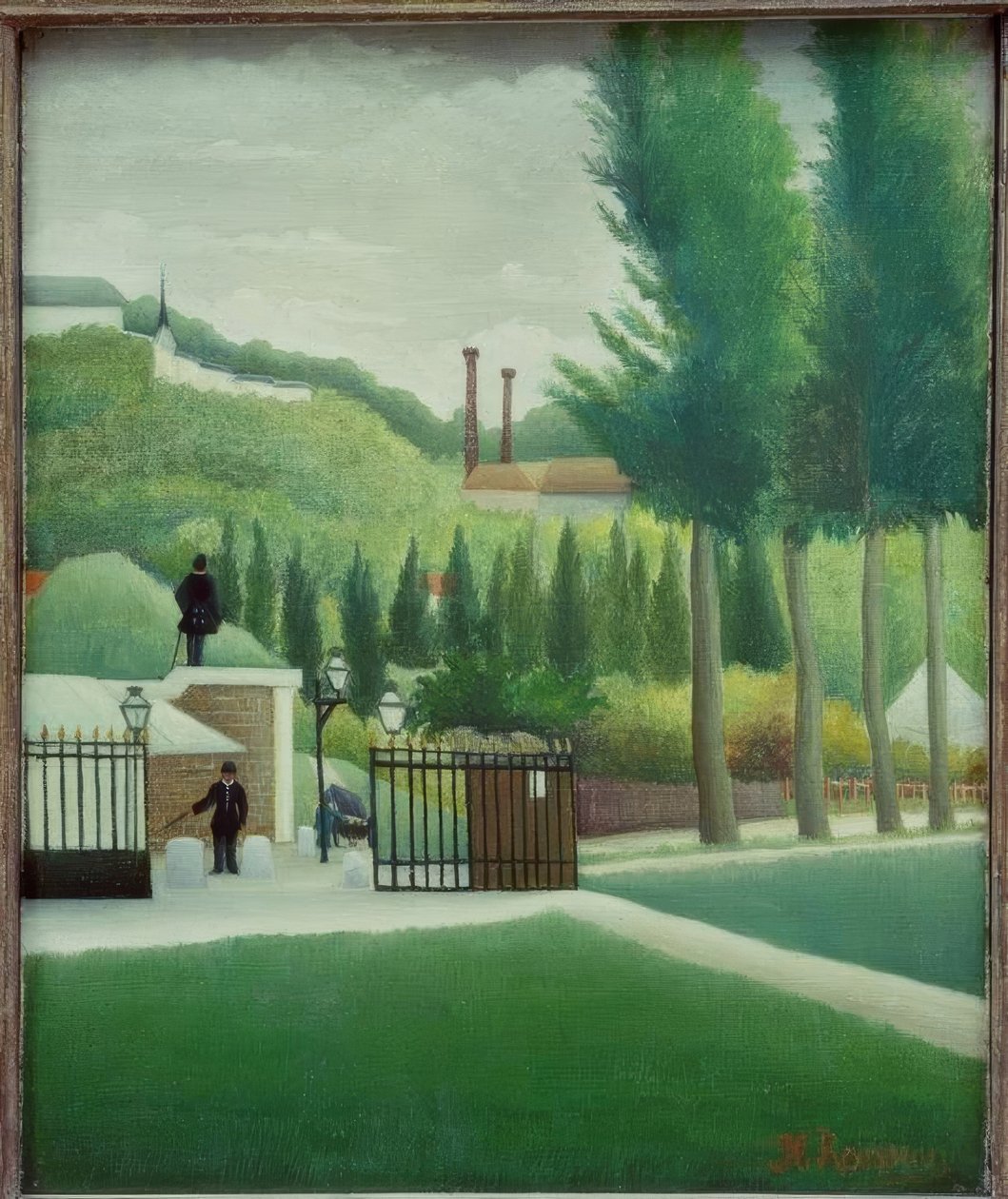 Bevillingsstation af Henri Rousseau