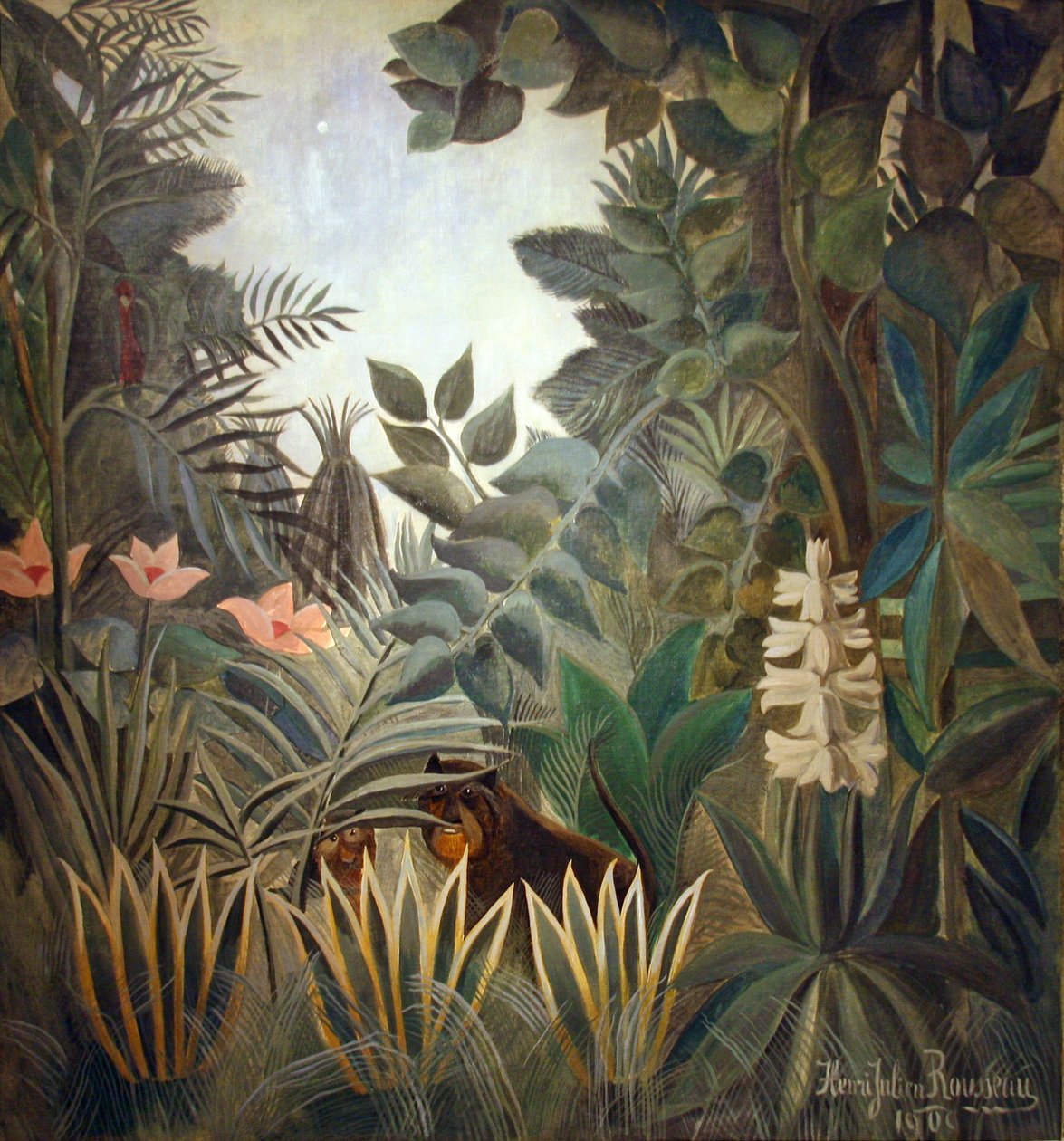 Ækvatorial junglen af Henri Rousseau
