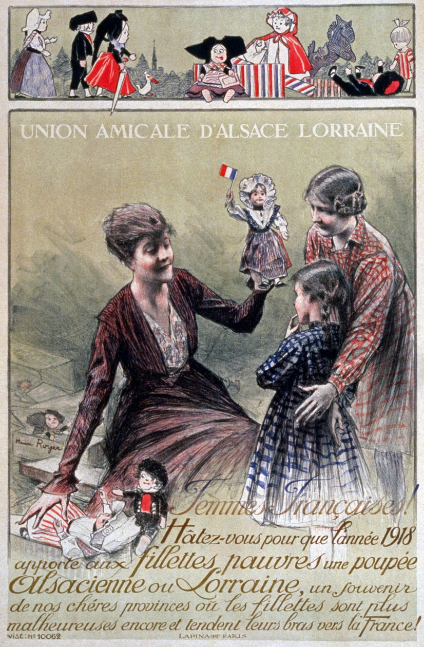 Friendly Union of Alsace Lorraine, 1918 af Henri Royer