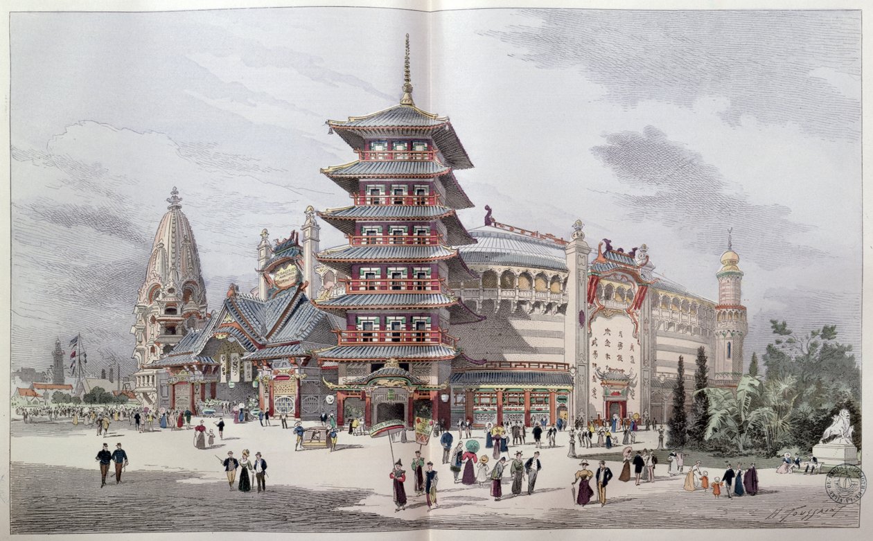 Verdensturnéen ved den universelle udstilling i 1900, Paris af Henri Toussaint