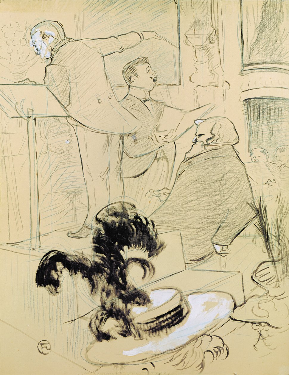 Ambroise Thomas (1811-96) ved en genhør af hans opera 